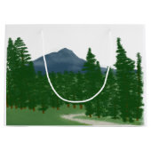Mountain Wiese Trail Große Geschenktüte (Vorderseite)