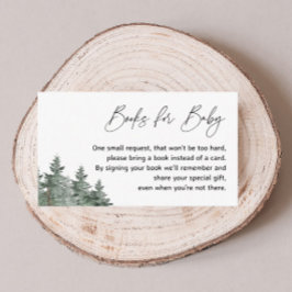 Mountain Winter Baby Duschbücher für Babykarten Begleitkarte