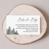 Mountain Winter Baby Duschbücher für Babykarten Begleitkarte