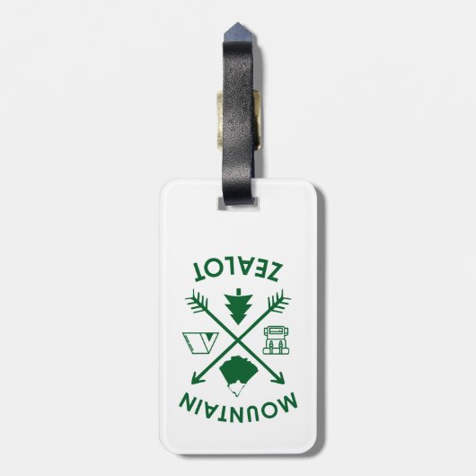 Mountain Zealot Gepäckanhänger (Rückseite vertikal)