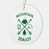 Mountain Zealot Keramik Ornament (Links)