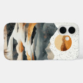 Mountain Zen Circle Phone Case (Rückseite (Horizontal))