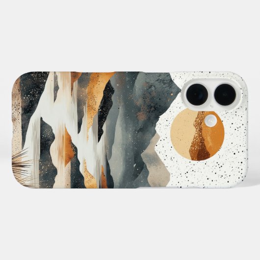 Mountain Zen Circle Phone Case (Rückseite (Horizontal))