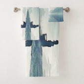 Mountain Zen Friedlich Meditation Design Badhandtuch Set (Insitu)
