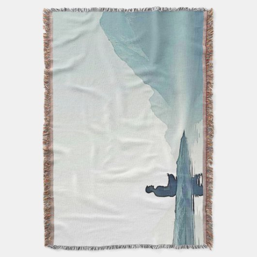 Mountain Zen Friedlich Meditation Design Decke (Vorderseite Vertikal)