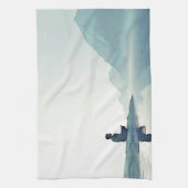 Mountain Zen Friedlich Meditation Design Geschirrtuch (Vertikal)