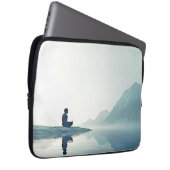 Mountain Zen Friedlich Meditation Design Laptopschutzhülle (Vorne Rechts)