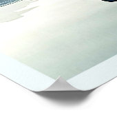 Mountain Zen Friedlich Meditation Design Poster (Ecke)
