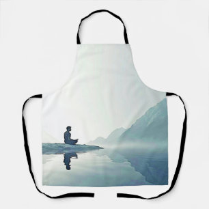 Mountain Zen Friedlich Meditation Design Schürze