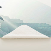 Mountain Zen Friedlich Meditation Design Sherpadecke (3/4)