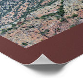 Mountain Zion National Park Poster (Ecke)