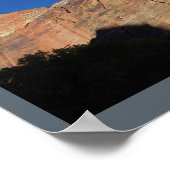 Mountain Zion National Park Poster (Ecke)