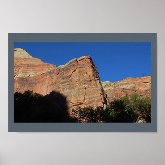 Mountain Zion National Park Poster (Vorne)