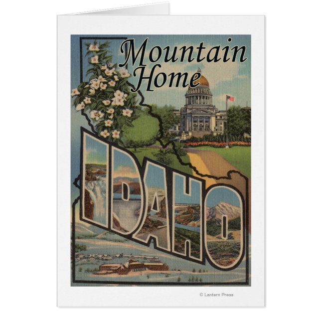 Mountain Zuhause, Idaho - Große Letter Scenes (Vorne)