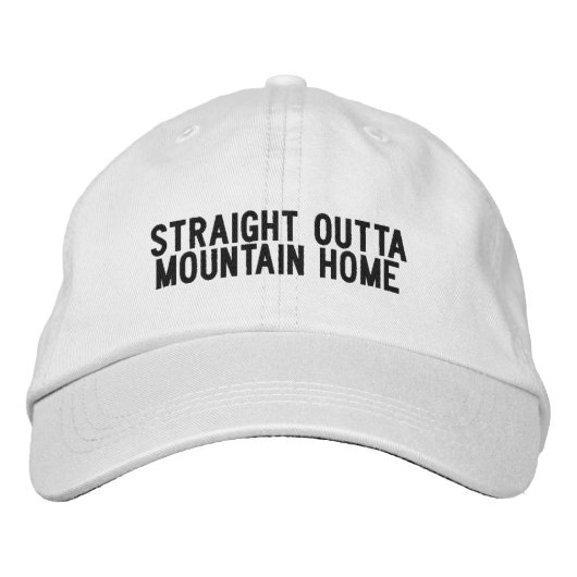 Mountain Zuhause Idaho Hat Bestickte Baseballkappe (Vorderseite)