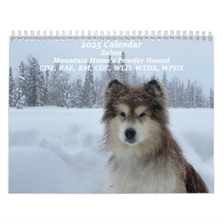 Mountain Zuhause Powder Hound CDX, RAE, RM, CGC, W Kalender