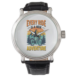 Mountainbike-Abenteuer Armbanduhr
