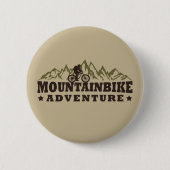 Mountainbike-Abenteuer Button (Vorderseite)
