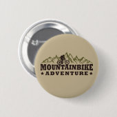 Mountainbike-Abenteuer Button (Vorne & Hinten)