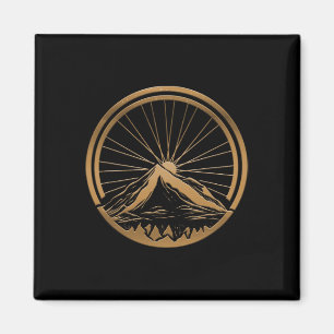 Mountainbike-Abenteuer für Fahrrad-Enthusiasten Magnet