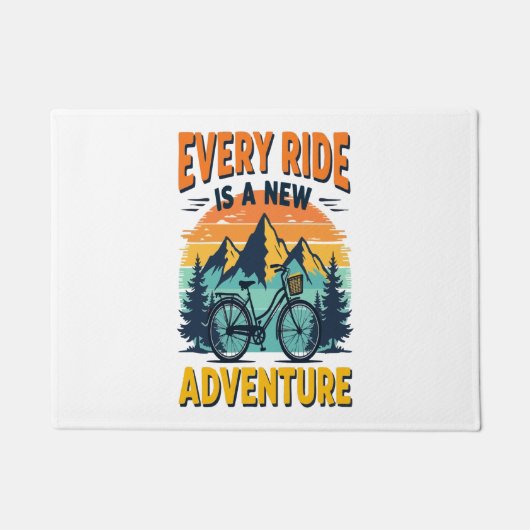 Mountainbike-Abenteuer Fußmatte (Vorderseite)