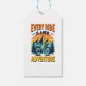 Mountainbike-Abenteuer Geschenkanhänger (Vorderseite)