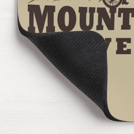 Mountainbike-Abenteuer Mousepad (Ecke)