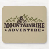 Mountainbike-Abenteuer Mousepad (Vorne)