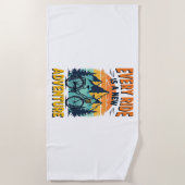 Mountainbike-Abenteuer Strandtuch (Vorderseite)