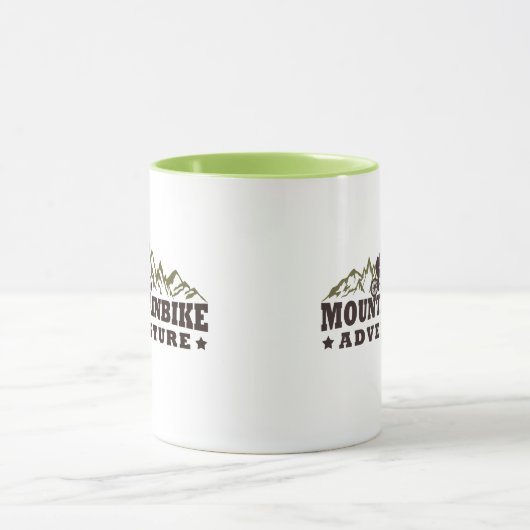 Mountainbike-Abenteuer Tasse (Zentrum)