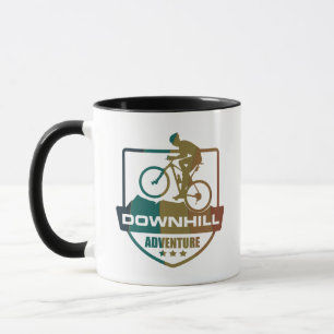 Mountainbike-Abfahrt Tasse