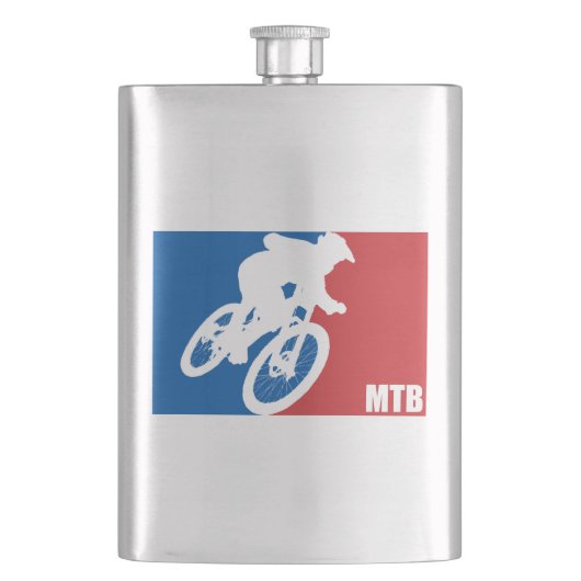 Mountainbike-All-Star Flachmann (Vorderseite)