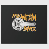 Mountainbike Art Geschenkpapier (Flach)