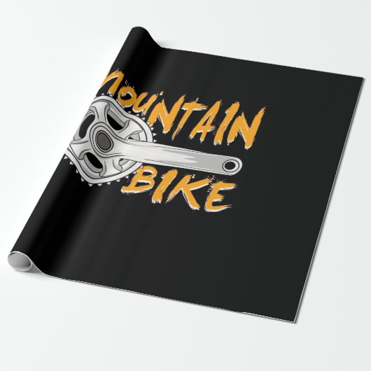 Mountainbike Art Geschenkpapier (Ungerollt)