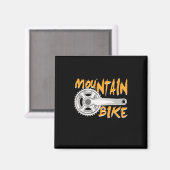 Mountainbike Art Magnet (Vorderseite/Rückseite)