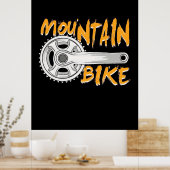 Mountainbike Art Poster (Küche)