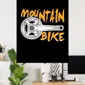 Mountainbike Art Poster (Heimbüro)