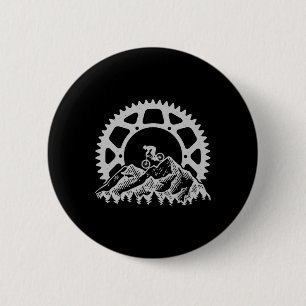 Mountainbike-Ausrüstung Retro Vintage Fahrrad Bike Button