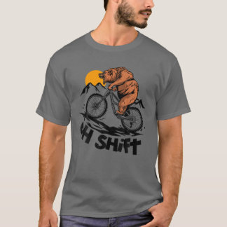 Mountainbike Bär Vintages Fahrrad Fahrrad Fahrrad T-Shirt