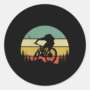 Mountainbike-Bekleidung Retro MTB Radfahren Radspo Runder Aufkleber