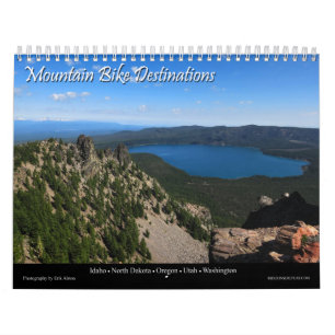 Mountainbike-Bestimmungsorte Kalender