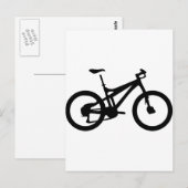 Mountainbike Bicylce Push Bike Postkarte (Vorne/Hinten)