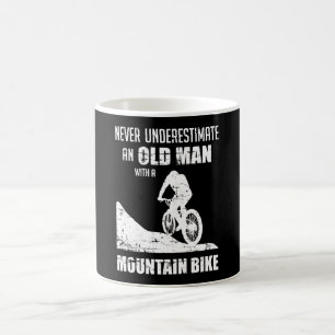 Mountainbike Bike Fahrrad Unterschätze Geschenk Kaffeetasse