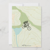 Mountainbike - Bike-Party Einladung (Rückseite)