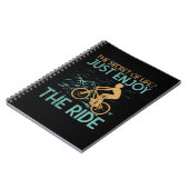 Mountainbike Biker Notizblock (Linke Seite)