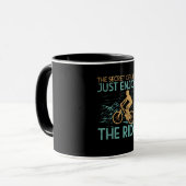 Mountainbike Biker Tasse (Vorderseite Links)