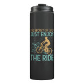 Mountainbike Biker Thermosbecher (Vorderseite)