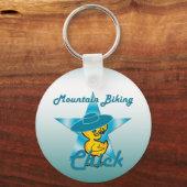 Mountainbike Chick #7 Schlüsselanhänger (Vorderseite)