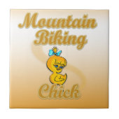 Mountainbike Chick Fliese (Vorderseite)