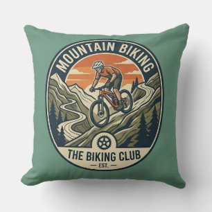 Mountainbike-Club-Abenteuer-Wurfkissen Kissen